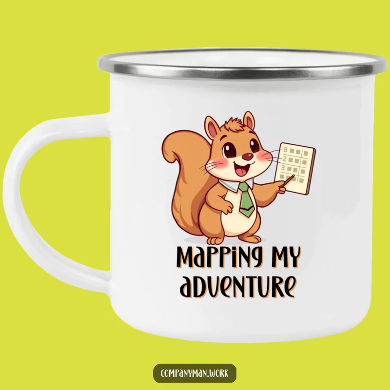 Funny Squirrel Camping Mug: Hilarious Outdoor Gift for Data Enthusiasts