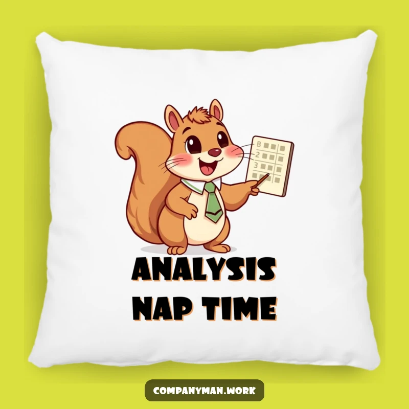 Funny Squirrel Pillow: Cozy Up with Hilarious Presentation Vibes Gift