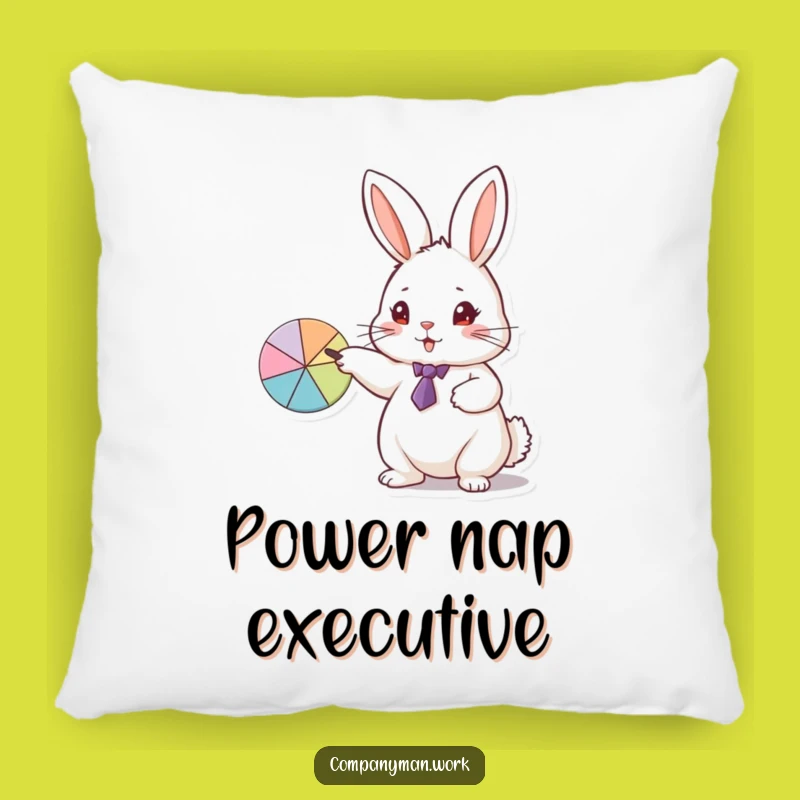 Funny Rabbit Business Pillow: Cozy Cushion for Professional Comfort