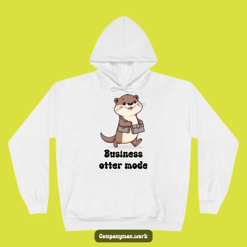 Funny Otter Hoodie: Cozy Up with Hilarious Professional Vibe Gift
