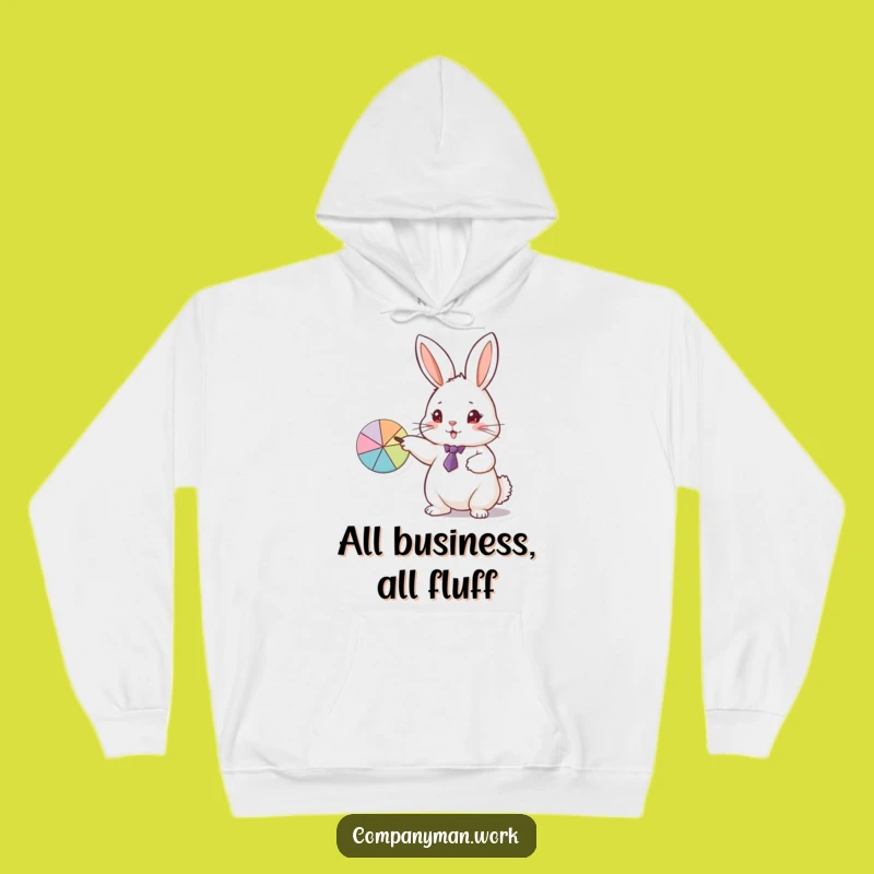 Funny Rabbit Business Hoodie: Cozy Comfort for Professional Presentations