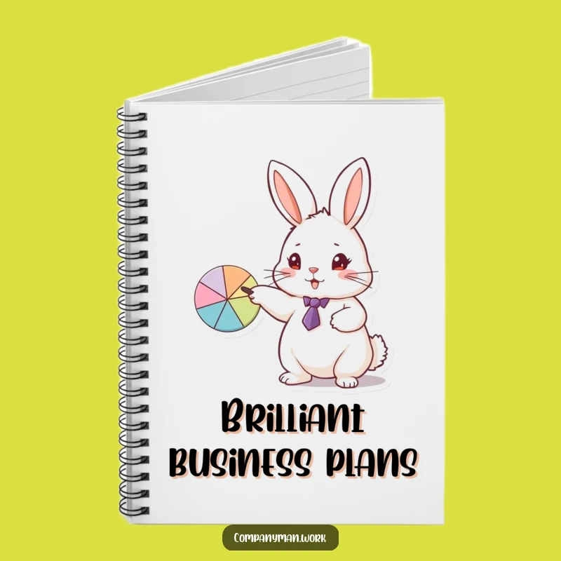 Funny Rabbit Business Notebook: Plan Your Projects with Professional Flair