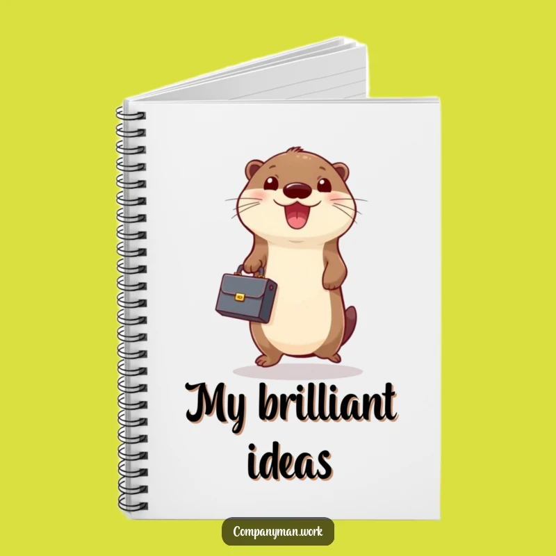 Funny Otter Business Notebook: Jot Down Your Deals with Enthusiastic Flair