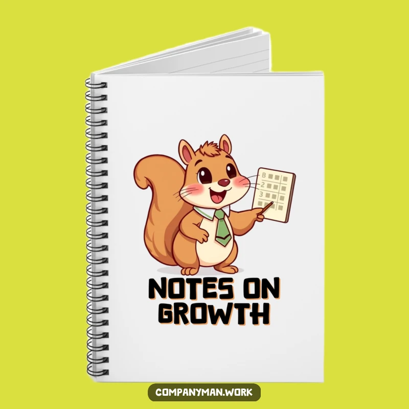 Funny Squirrel Notebook: Hilarious Journal Gift for Analysts